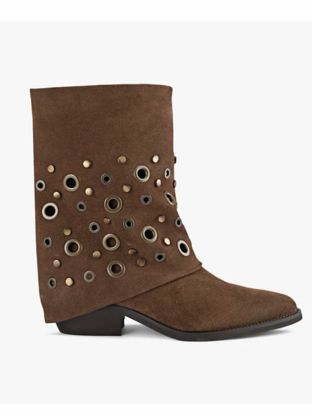Mimosa Suede Studded Eyelet Artemis Boots From Browns
